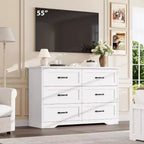 5/6 Schubladen Kommode für Schlafzimmer, Schubladenschrank, moderner Bauernhaus-Holzkommode, Aufbewahrungsorganisator Kommode für Schlafzimmer, Wohnzimmer, Kinderzimmer