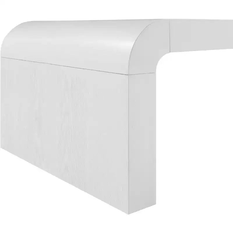 Siyah Meşe Kaplama Sehpa, Modern Dikdörtgen Tasarım, 48" Genişlik x 24" Derinlik