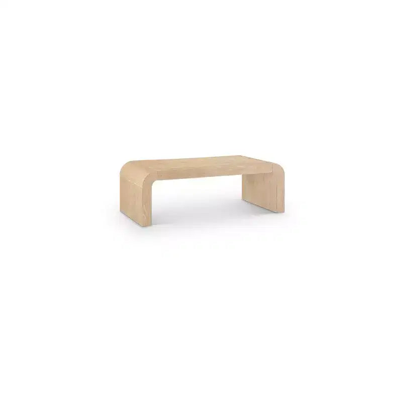 Fekete tölgy furnéros dohányzóasztal, modern téglalap alakú design, 48 hüvelyk széles x 24 hüvelyk mély