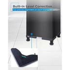 Adjustable Appliance Pedestal Stand, Stainless Steel, Anti-Vibration Pads, 700 lbs Capacity